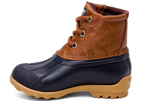 Sperry Kids Boots Waterproof Durable Tan Navy Black Rainbow-3
