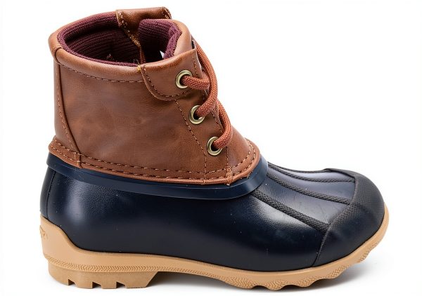 Sperry Kids Boots Waterproof Durable Tan Navy Black Rainbow-1
