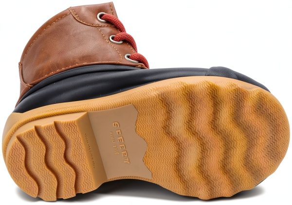 Sperry Kids Boots Waterproof Durable Tan Navy Black Rainbow-6