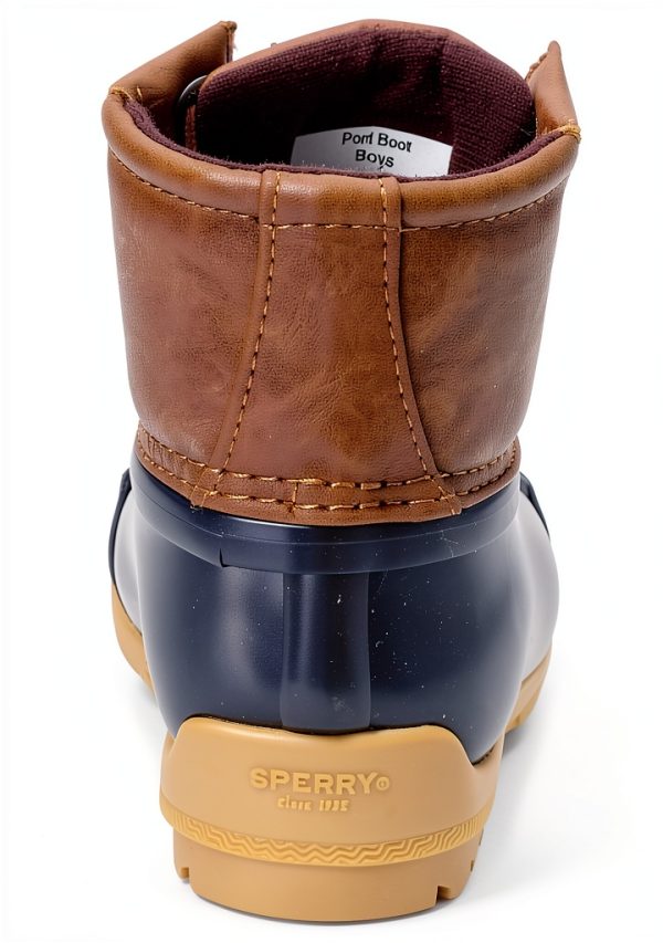 Sperry Kids Boots Waterproof Durable Tan Navy Black Rainbow-4