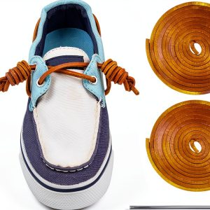 Endoto Leather Shoelaces for Sperry Shoes Durable Unisex-0