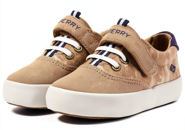 Sperry Kids Camo Sneakers Breathable Memory Foam Footbed-1