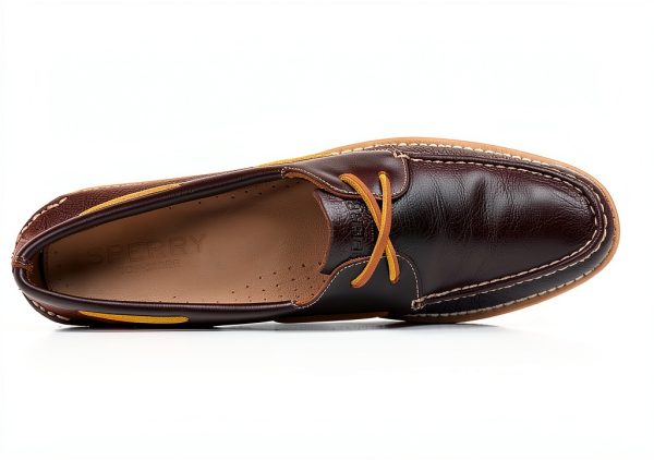 Sperry Boat Shoe Mens Amaretto Leather Casual Footwear-1