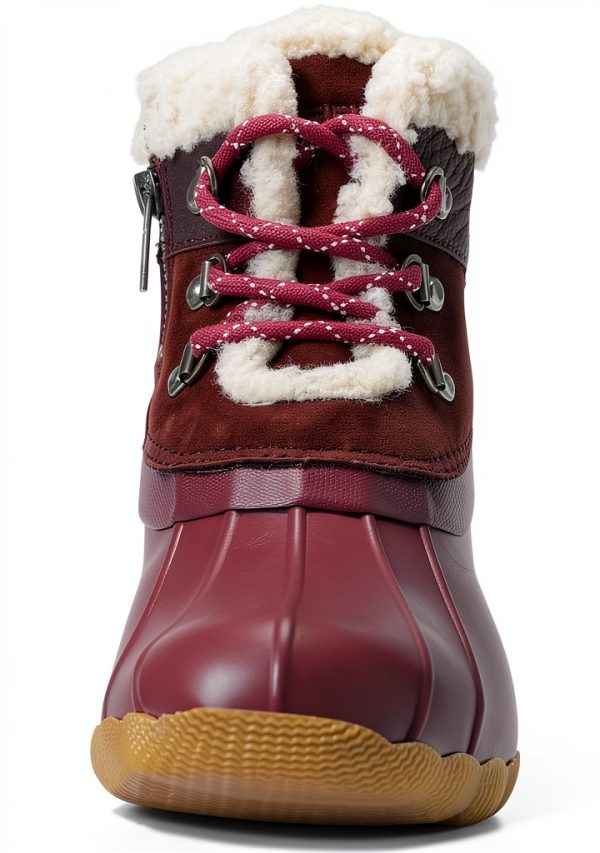 Sperry Womens Boots All Weather Leather Faux Fur Lined-1