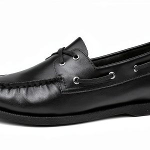 Leather Loafers for Men Classic Moccasin Design Comfort Fit-0