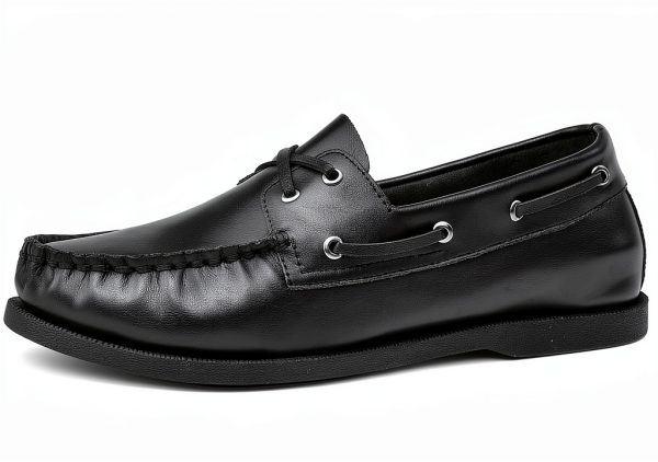 Leather Loafers for Men Classic Moccasin Design Comfort Fit-0