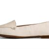 Sperry Womens Leather Flats OrthoLite Footbed Ivory-3