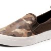 Sperry Womens Loafers Metallic Leather Camo Slip On-0