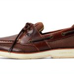 Sperry Mens Boat Shoe Leather Memory Foam Wave Siping-0