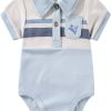 Sperry Baby Boys Bodysuit Soft Cotton Nautical Design-1