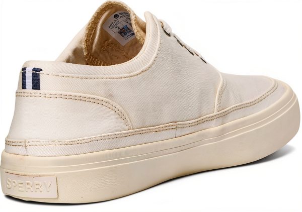 Sperry Mens BOWERY CVO Sneaker White Cotton Casual-2