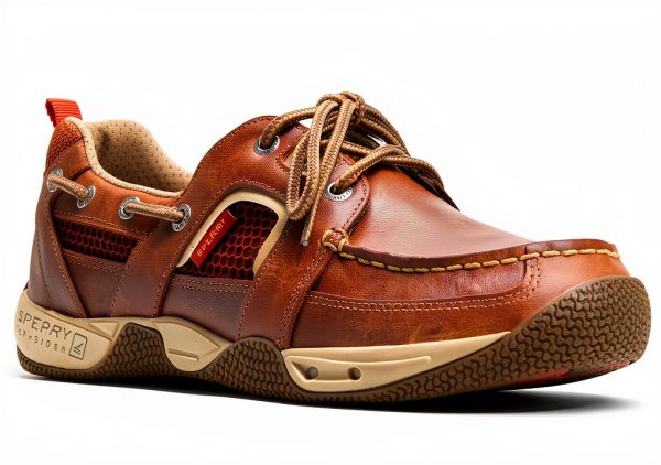 Sperry Leather Boat Shoe Water Sneaker Men Light Brown-1