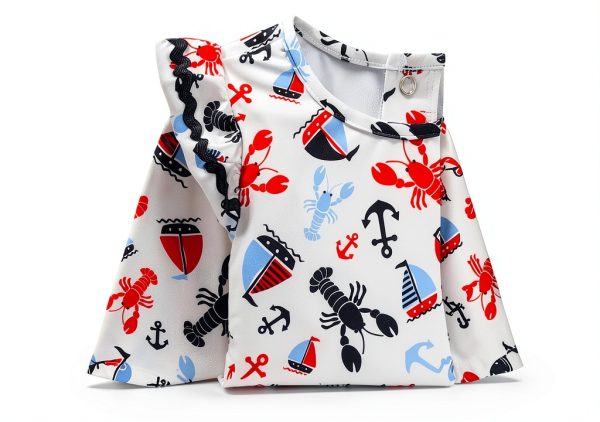 Sperry Baby Girls UPF 50 Rash Guard Swimsuit Long Sleeve-4