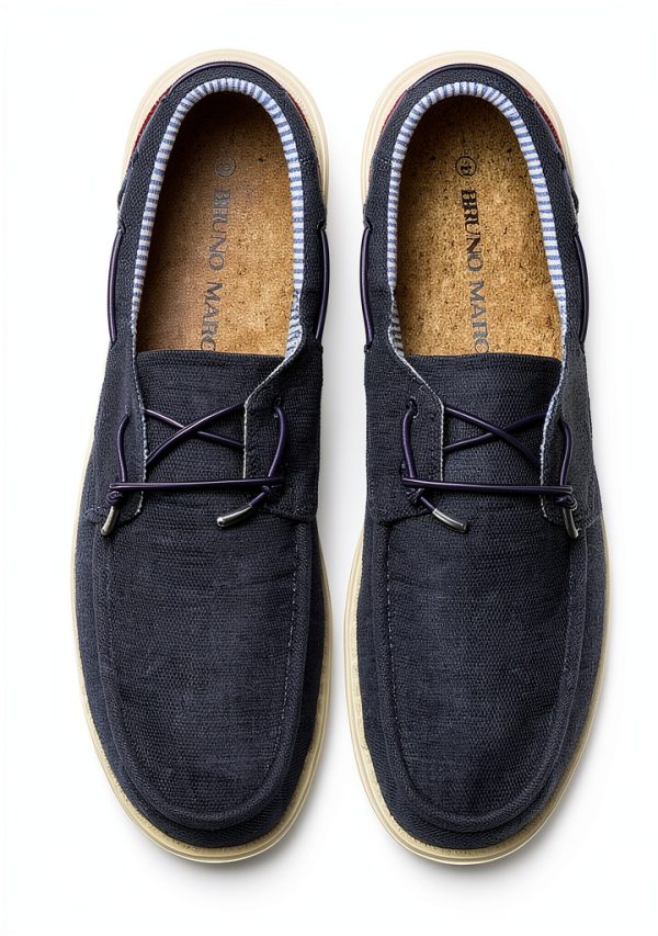 Bruno Marc Mens Loafers Slip On Canvas Casual Shoes Comfort-3