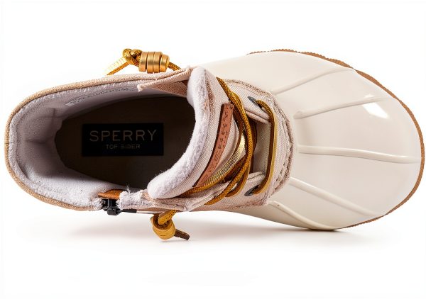 Sperry Womens Boots Oat Gold Waterproof Traction-1