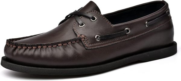 Pavo Leather Loafers Mens Slip On Comfort Arch Support-3
