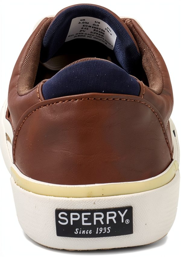 Sperry Kids Sneakers Washable Olive Brown Memory Foam-4
