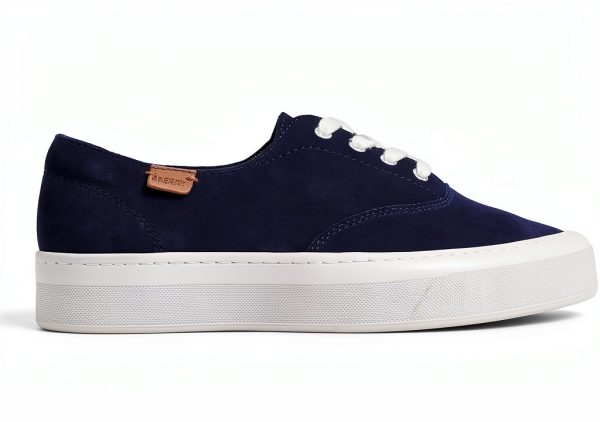 Sperry Womens Platform Sneakers Wave Siping Navy Black Ecru-2