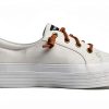 Sperry Womens Platform Sneakers Canvas Leather Comfort-3