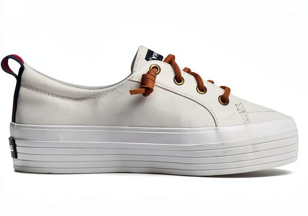Sperry Womens Platform Sneakers Canvas Leather Comfort-3