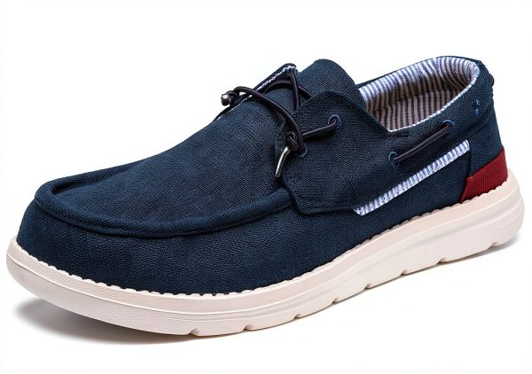 Bruno Marc Mens Loafers Slip On Canvas Casual Shoes Comfort-0