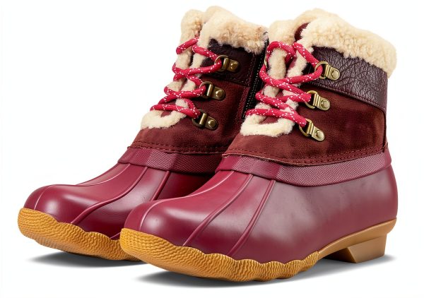 Sperry Womens Boots All Weather Leather Faux Fur Lined-0