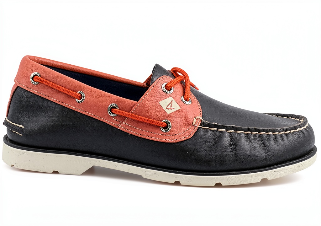 Sperry Leeward 2 Eye loafers showing multicolored design and rubber sole