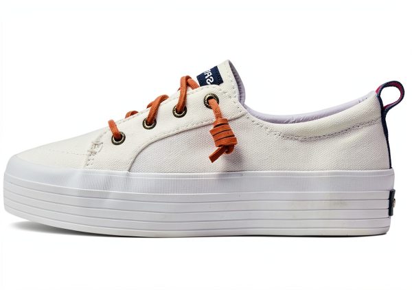 Sperry Womens Platform Sneakers Canvas Leather Comfort-0