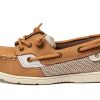 Sperry Boys Linen Boat Shoe Canvas Moc Toe Memory Foam-13