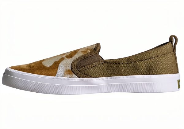 Sperry Womens Loafers Metallic Leather Camo Slip On-3
