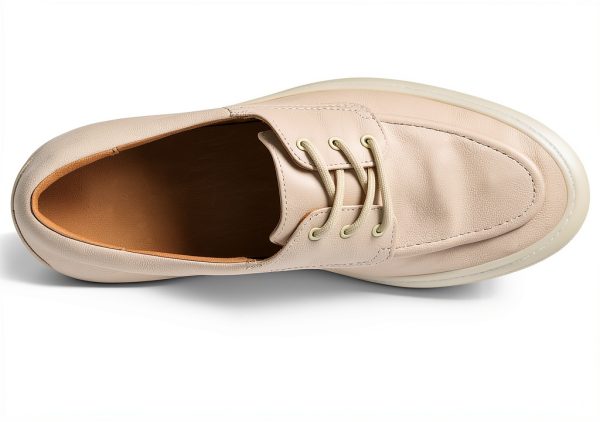 Sperry Womens Cotton Sneakers Beige Color Casual Comfort-3