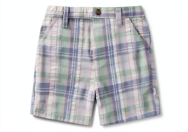 Sperry Baby Boys Cotton Shirt Shorts Set Beige Nautical-2