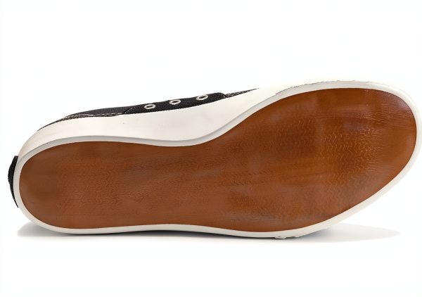 Sperry Mens Recycled Cotton Tennis Shoes Black White Core-2