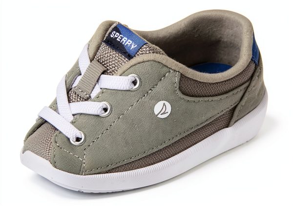 Sperry Kids Leather Sneakers Slip On Memory Foam Comfort-6