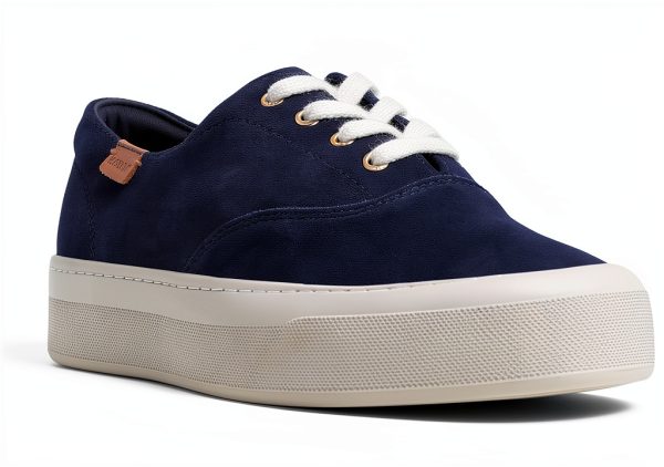 Sperry Womens Platform Sneakers Wave Siping Navy Black Ecru-1