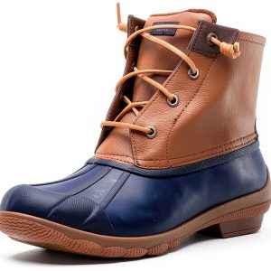 Sperry Womens Brown Boots Lace Up Zipper Memory Foam-0