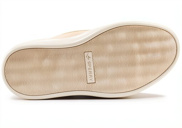 Sperry Womens Cotton Sneakers Beige Color Casual Comfort-6