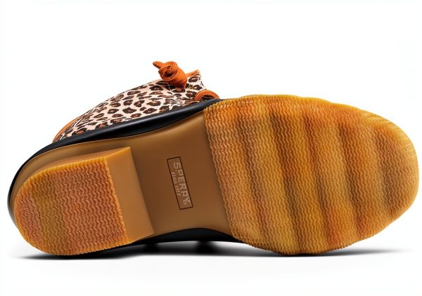 Sperry Womens Animal Print Boots Waterproof Traction Multi-1