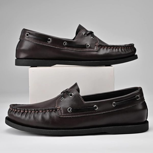 Pavo Leather Loafers Mens Slip On Comfort Arch Support-8