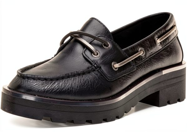 Sperry Womens Loafers Premium Leather Shearling Vamp-0