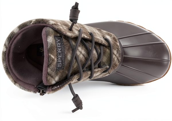 Sperry Womens Waterproof Rain Boots Plaid Duck Shell-4