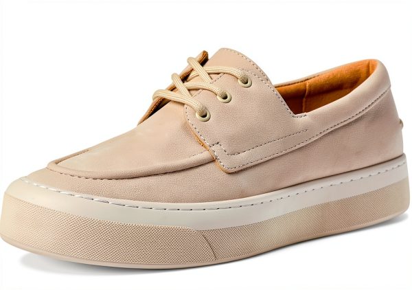 Sperry Womens Cotton Sneakers Beige Color Casual Comfort-1