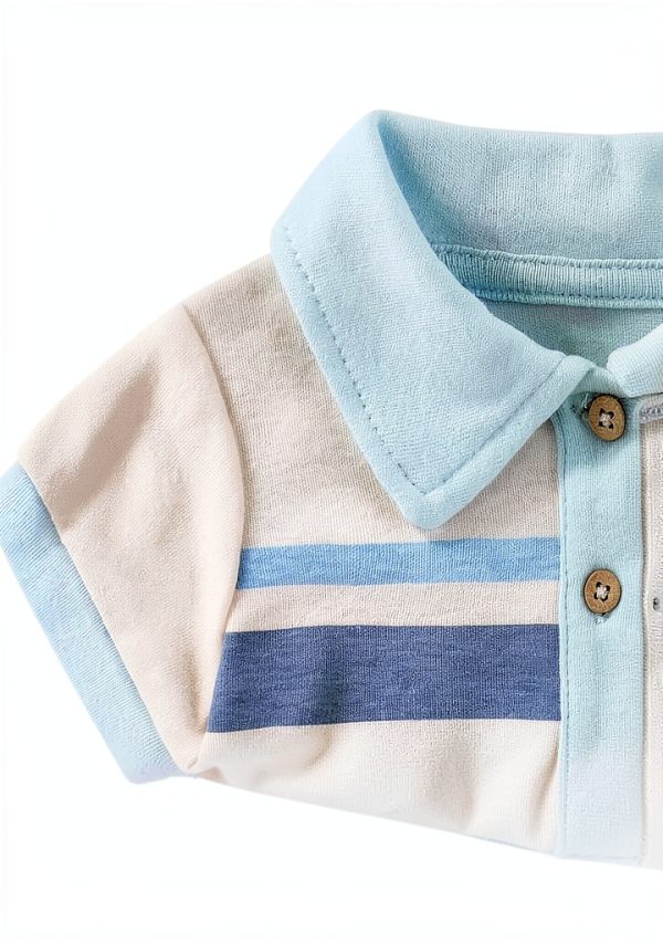 Sperry Baby Boys Bodysuit Soft Cotton Nautical Design-4