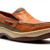 Sperry Mens Boat Shoe Leather Slip On Wave Siping-1