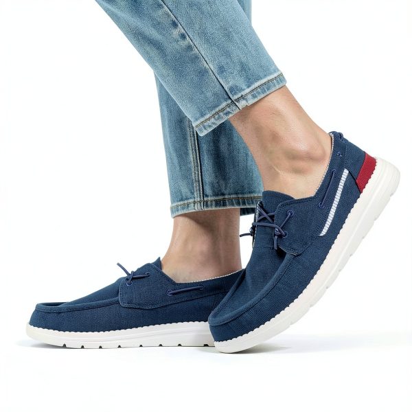 Bruno Marc Mens Loafers Slip On Canvas Casual Shoes Comfort-6