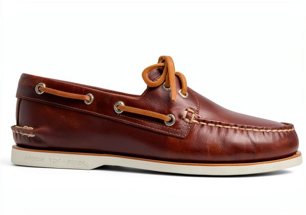 Sperry Mens Boat Shoe Premium Leather Non Marking Sole-5