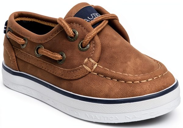 Nautica Boys Loafers Vegan Leather Casual Sneaker Style-0