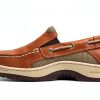 Sperry Mens Boat Shoe Leather Slip On Wave Siping-0