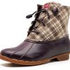Sperry Womens Waterproof Rain Boots Plaid Duck Shell-0