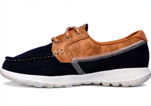 Skechers Womens Navy Walking Shoes Comfort Cushioning-5